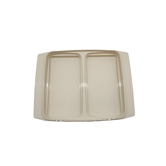 Tupperware Vintage Deviled egg / veggie tray Keeper Almond - Picture 3 of 3